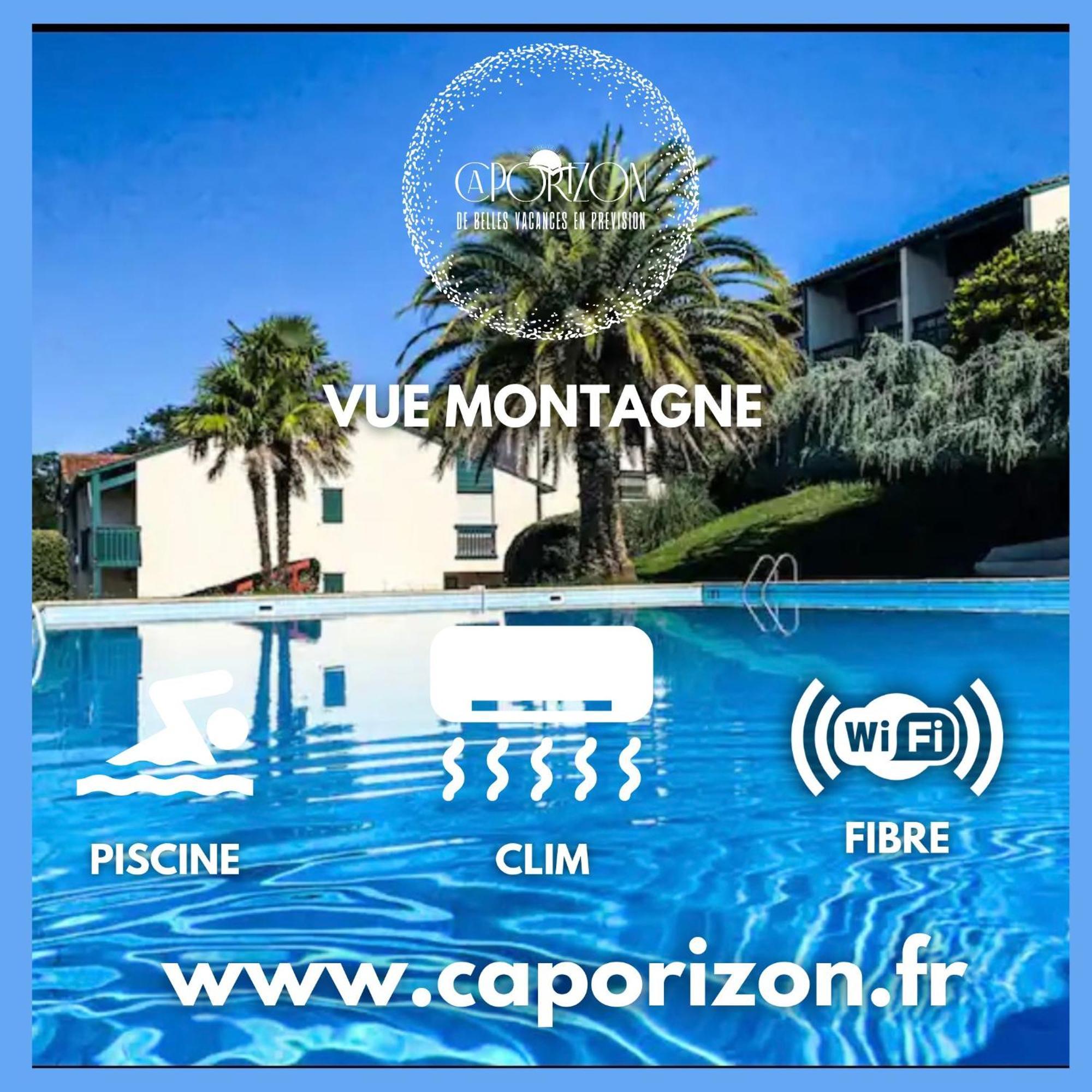 Appartamento Caporizon-Baillenia-T1 Vue Montagne - Piscine St Jean De Luz Saint-Jean-de-Luz Esterno foto