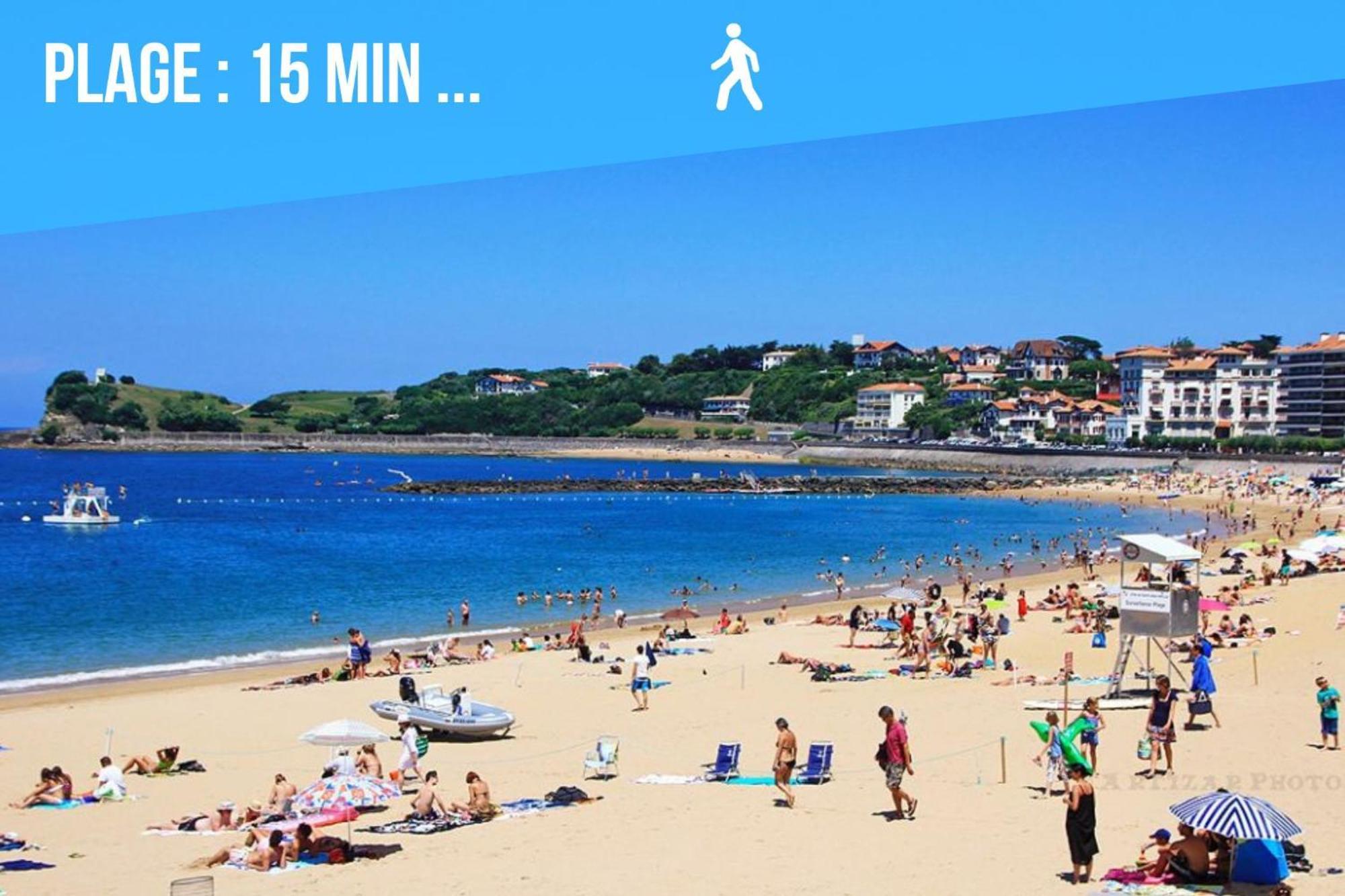 Appartamento Caporizon-Baillenia-T1 Vue Montagne - Piscine St Jean De Luz Saint-Jean-de-Luz Esterno foto